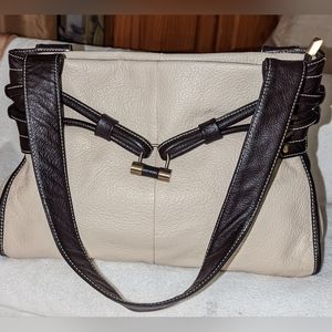 Cavalieri VERA PELLE pebbled leather shoulder bag.